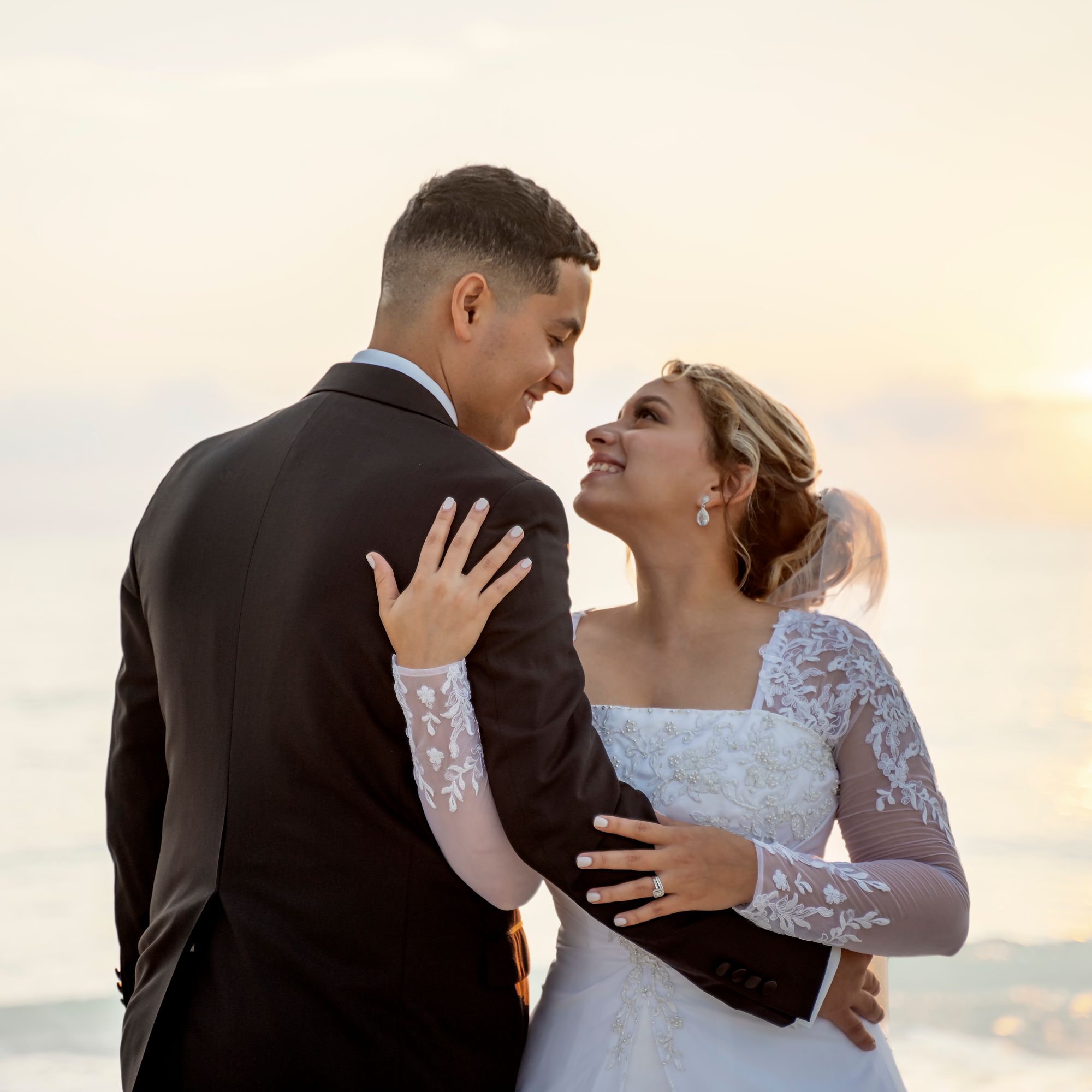 Professional Miami wedding photo editing - before photograph